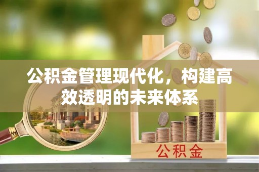 慈利公积金管理现代化，构建高效透明的未来体系