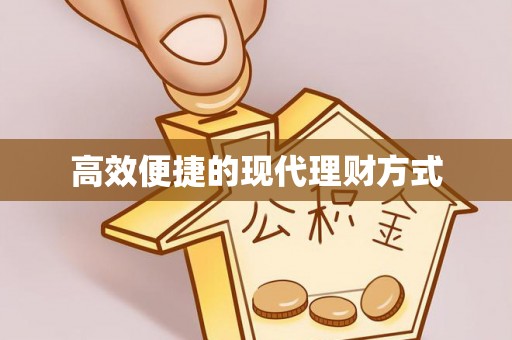 慈利高效便捷的现代理财方式
