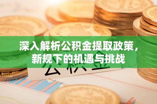 慈利深入解析公积金提取政策，新规下的机遇与挑战
