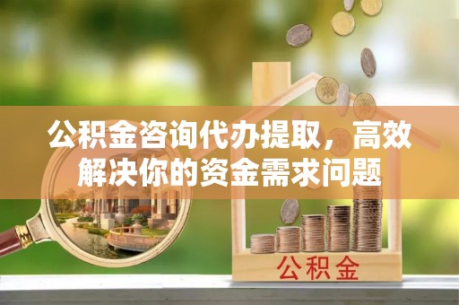慈利公积金咨询代办提取，高效解决你的资金需求问题