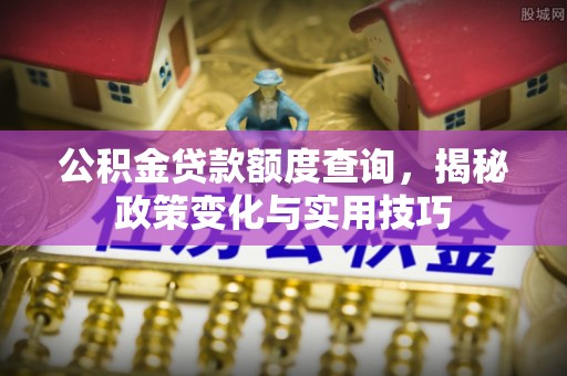 慈利公积金贷款额度查询，揭秘政策变化与实用技巧