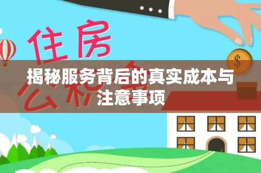慈利揭秘服务背后的真实成本与注意事项